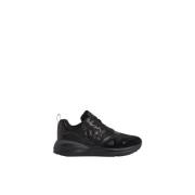 Athletic Sock Sneakers Maple Leaf Design Dsquared2 , Black , Heren