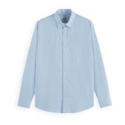 Klassiek Oxford Overhemd Scotch & Soda , Blue , Heren