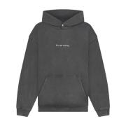 Hoodie Handshake Vintage Black Filling Pieces , Black , Heren