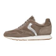 Suede sneakers Julia Voile Blanche , Brown , Dames