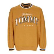 Relaxed Varsity Sweater Alchemy Geel Tommy Hilfiger , Yellow , Heren