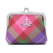 Tartan Check Portemonnee Vivienne Westwood , Multicolor , Dames