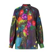 Bloemenoverhemdblouse Hannes Roether , Multicolor , Dames