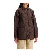 Gewatteerd Diamantjack Saks Potts , Brown , Dames