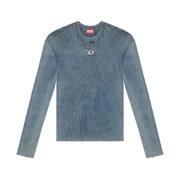 Stijlvolle Gebreide Kleding voor Mannen en Vrouwen Diesel , Blue , Her...