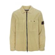 Corduroy Overshirt Stone Island , Beige , Heren