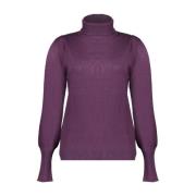 Pleated shoulders pullover mauve Geisha , Purple , Dames