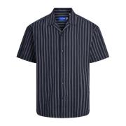 Easter Palma korte mouwen overhemd Jack & Jones , Blue , Heren