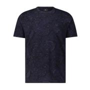 Paisley Print T-Shirt Etro , Blue , Heren