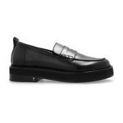 Leren Loafers Ami Paris , Black , Heren