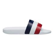 Tricolour Toe Strap Sandalen Wit Moncler , Multicolor , Heren