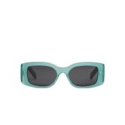 Triomphe Square Zonnebril in Turquoise Celine , Blue , Dames