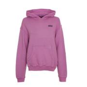 Gezellige hoodie met kangoeroezak American Vintage , Purple , Dames