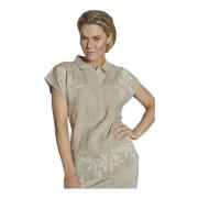 Feminine Blouse Hanna.Sp24 Sand 2-Biz , Beige , Dames