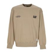 Crewneck Sweatshirt Lemon Pepper CAT , Beige , Heren