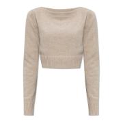 Wollen trui Angri Max Mara , Beige , Dames