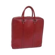 Pre-owned Leather louis-vuitton-bags Louis Vuitton Vintage , Red , Dam...