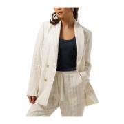 Georgina Linnen Blazer Moscow , White , Dames