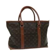 Pre-owned Canvas louis-vuitton-bags Louis Vuitton Vintage , Brown , Da...