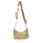 Pre-owned Leather prada-bags Prada Vintage , White , Dames