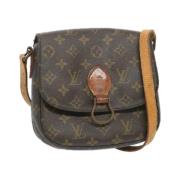 Pre-owned Canvas louis-vuitton-bags Louis Vuitton Vintage , Brown , Da...