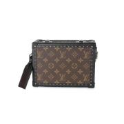 Pre-owned Canvas louis-vuitton-bags Louis Vuitton Vintage , Brown , Da...