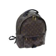 Pre-owned Canvas backpacks Louis Vuitton Vintage , Brown , Dames