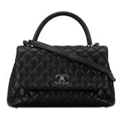 Pre-owned Leather chanel-bags Chanel Vintage , Black , Dames