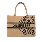 Pre-owned Canvas totes Dior Vintage , Beige , Dames