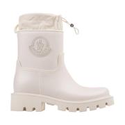 Witte Kicktream Regen Enkellaarzen Moncler , White , Dames