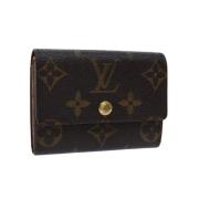 Pre-owned Canvas wallets Louis Vuitton Vintage , Brown , Dames