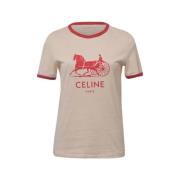 Pre-owned Cotton tops Celine Vintage , White , Dames