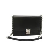 Pre-owned Leather shoulder-bags Givenchy Pre-owned , Black , Dames