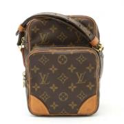 Pre-owned Canvas shoulder-bags Louis Vuitton Vintage , Brown , Dames