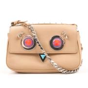 Pre-owned Leather fendi-bags Fendi Vintage , Beige , Dames