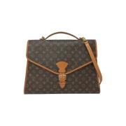 Pre-owned Canvas louis-vuitton-bags Louis Vuitton Vintage , Brown , He...