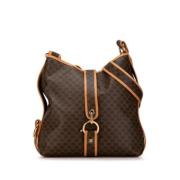 Pre-owned Fabric crossbody-bags Celine Vintage , Brown , Dames