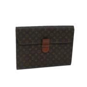 Pre-owned Canvas louis-vuitton-bags Louis Vuitton Vintage , Brown , Da...