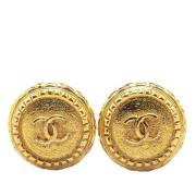 Pre-owned Metal chanel-jewelry Chanel Vintage , Yellow , Dames