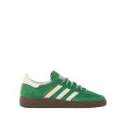 Retro Handbalstijl Sneakers Adidas , Green , Dames