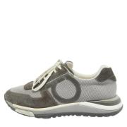 Pre-owned Canvas sneakers Salvatore Ferragamo Pre-owned , Gray , Heren