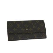 Pre-owned Canvas wallets Louis Vuitton Vintage , Brown , Dames