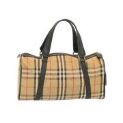 Pre-owned Cotton handbags Burberry Vintage , Beige , Dames