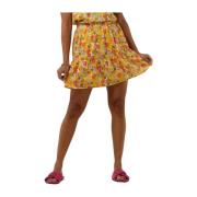 Gele Minirok 7310 Pom Amsterdam , Yellow , Dames