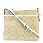 Pre-owned Plastic shoulder-bags Coach Pre-owned , Beige , Dames