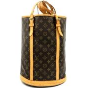 Pre-owned Canvas shoulder-bags Louis Vuitton Vintage , Brown , Dames