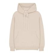 Comfortabele Hoodie in Cashmere Zijde Laneus , Beige , Heren