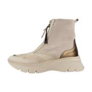 Enkellaarsjes met rits Hispanitas , Beige , Dames