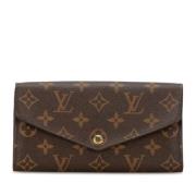 Pre-owned Canvas wallets Louis Vuitton Vintage , Brown , Dames