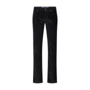 Corduroy Slim Fit Broek 5-Pocket Stijl Jacob Cohën , Black , Heren